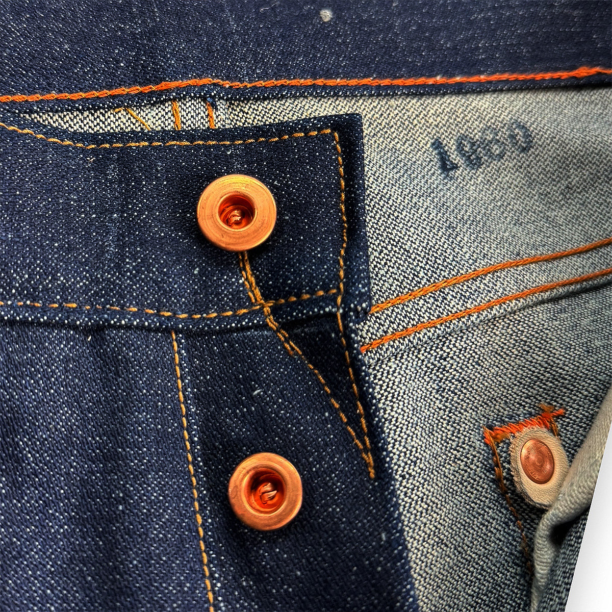 Vintage Dead Stock 1960s USA 15oz Broken Twill Selvage Denim [Regular Fit 905]