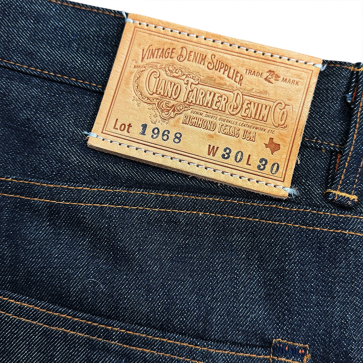 #1968 13.5oz Cone Mills selvedge 5 pocket [Slim Fit 901]